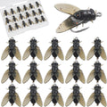 Bionic Fly Fishing Bait, Flies Fishing Lures Kit Trout Jigs Swimbaits Dry Flies Fly Fishing Lures Fish Attractant Fly Fishing Hook for Saltwater Freshwater Bass Panfish 15Mm