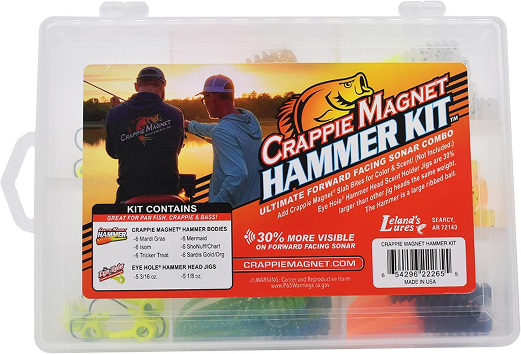 Hammer Kit - 52 Piece Crappie Fishing Kit - Made in the USA