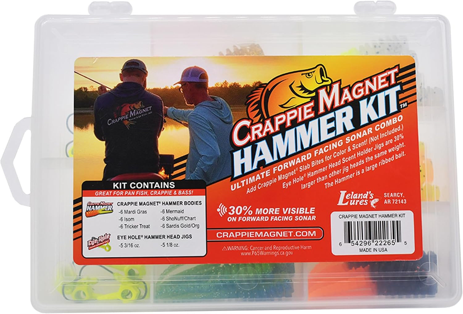 Hammer Kit - 52 Piece Crappie Fishing Kit - Made in the USA