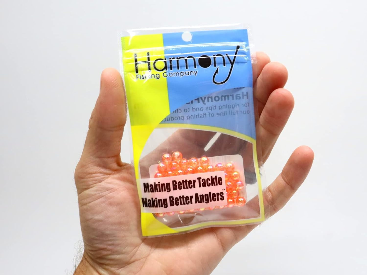 Harmony Fishing - Holographic Beads for Fishing Rigs, Baits & Lures (50 Pack)