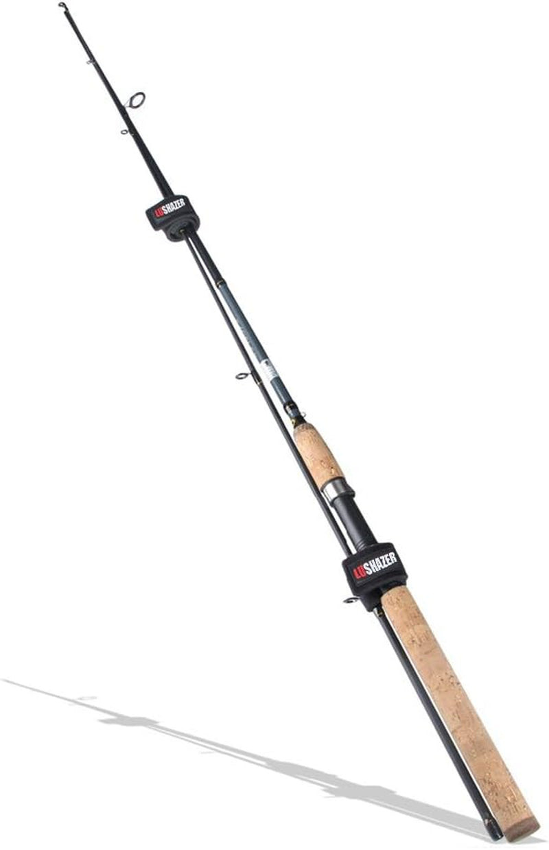 Fishing Rods Belt Stretchy Rod Straps Fishing Tackle Ties Cable Fishing Rod Holders Fit for Casting Rods, Spinning Rods and Fly Rods (5 Color, 10 Pcs)