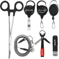 Fly Fishing Tools Kit and Accessories Combo Kits, Fishing Quick Nail Knot Tying Tool, Hook Remover Forceps and Pliers, Stainless Steel Salmon and Trout Multiple Fishing Set Gear Tool Assortment