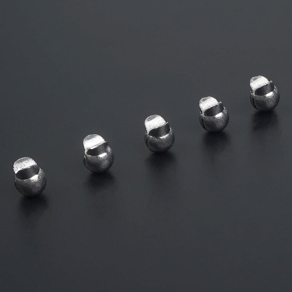 Split Shot Fishing Weight 110Pcs Fishing Weights Sinkers Removable Clip on Fly Fish Line round Lead Weights for Bass Trout Walleye