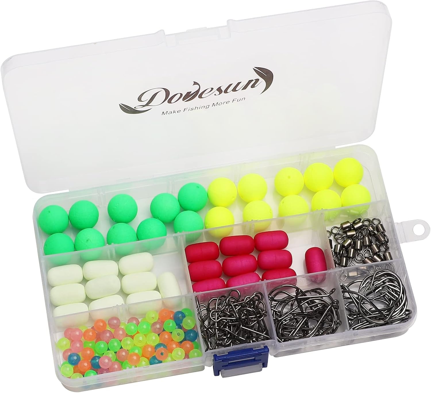 220/104/80/60/54/52/42Pcs Pompano Rig Floats for Surf Fishing Foam Bobbers for Fishing Fly Fishing Bobbers Floats Bright Color Kit/Round/Cylindrical/Heart/Bullet/Pill/Spin Shape