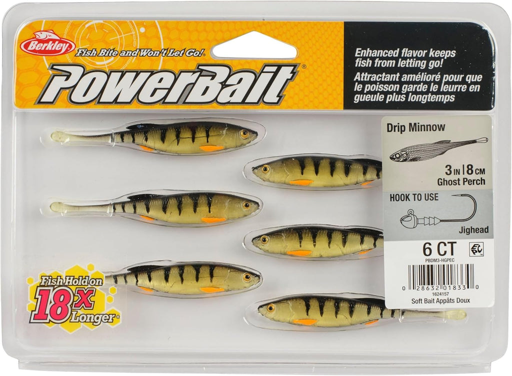 Powerbait Drip Minnow Fishing Soft Bait