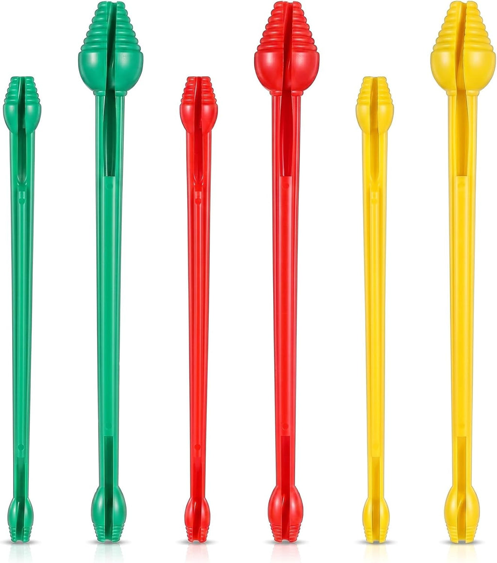 6 Pcs Fish Hook Remover, Double-Head Design Fishing Gear | Fish Hook Remover Tool Accessories (Red, Green, Yellow)