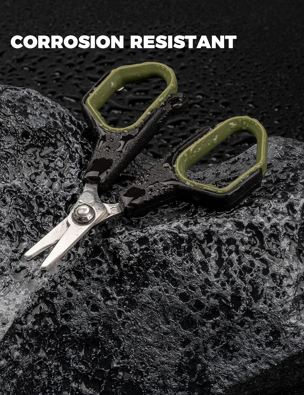 2Pc Fishing Scissors,3.9" Stainless Steel Fishing Line Cutter for Fishing Braided Line,Non-Slip Grip Small Fishing Scissors for Saltwater
