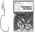 OJY&DOIIIY Weighted Texas Rig Hooks, Weedless Swimbait Jig Heads for Bass Fishing 1/8 3/16 1/4 3/8Oz