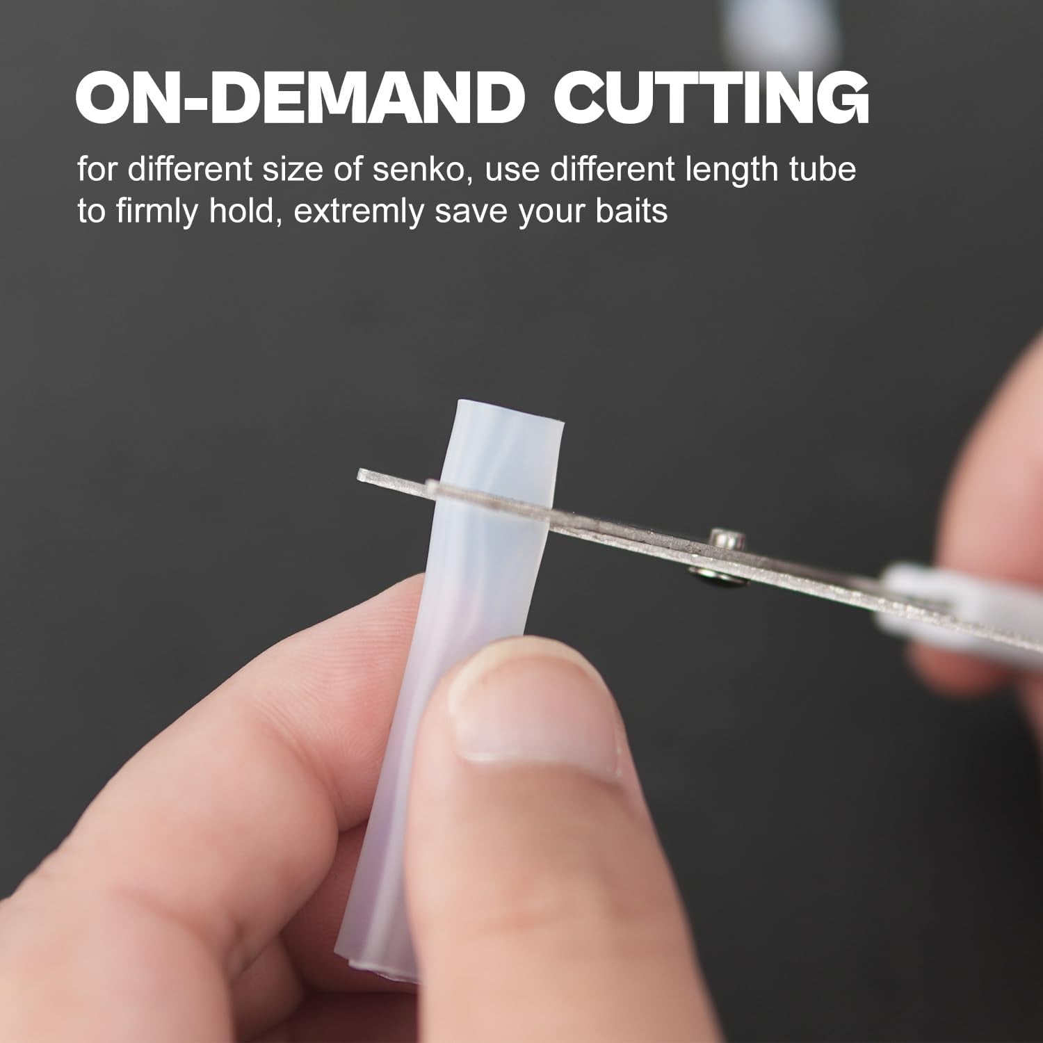 Wacky Rig O Ring Tool Kit - 15 Silicone Tubing (S/M/L) with Stainless Steel Tool for Senko Worms