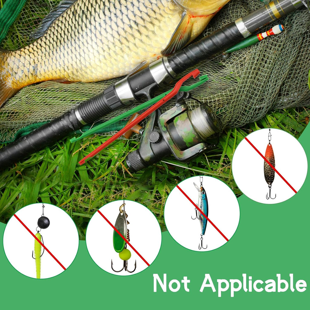 Easy Fish Hook Remover Tool 10Pcs Fishing Disgorger Plastic Portable Unhook Extractor Fishing Supplies