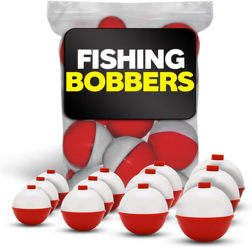 BIG WORM FISHING Snap-On Bobber Assortment - 12 Pieces