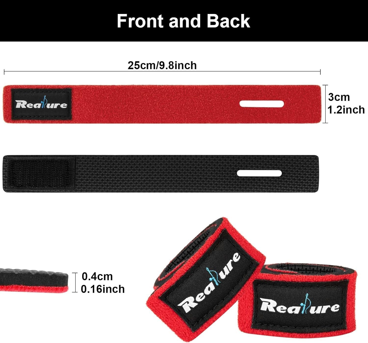 8 Pcs Fishing Rod Straps Adjustable Neoprene Ties Elastic Fishing Rod Tackle Belt Ties Casting Rod Straps for Fixed Casting Rods & Spinning Rods & Fly Rods Wrap Protectors
