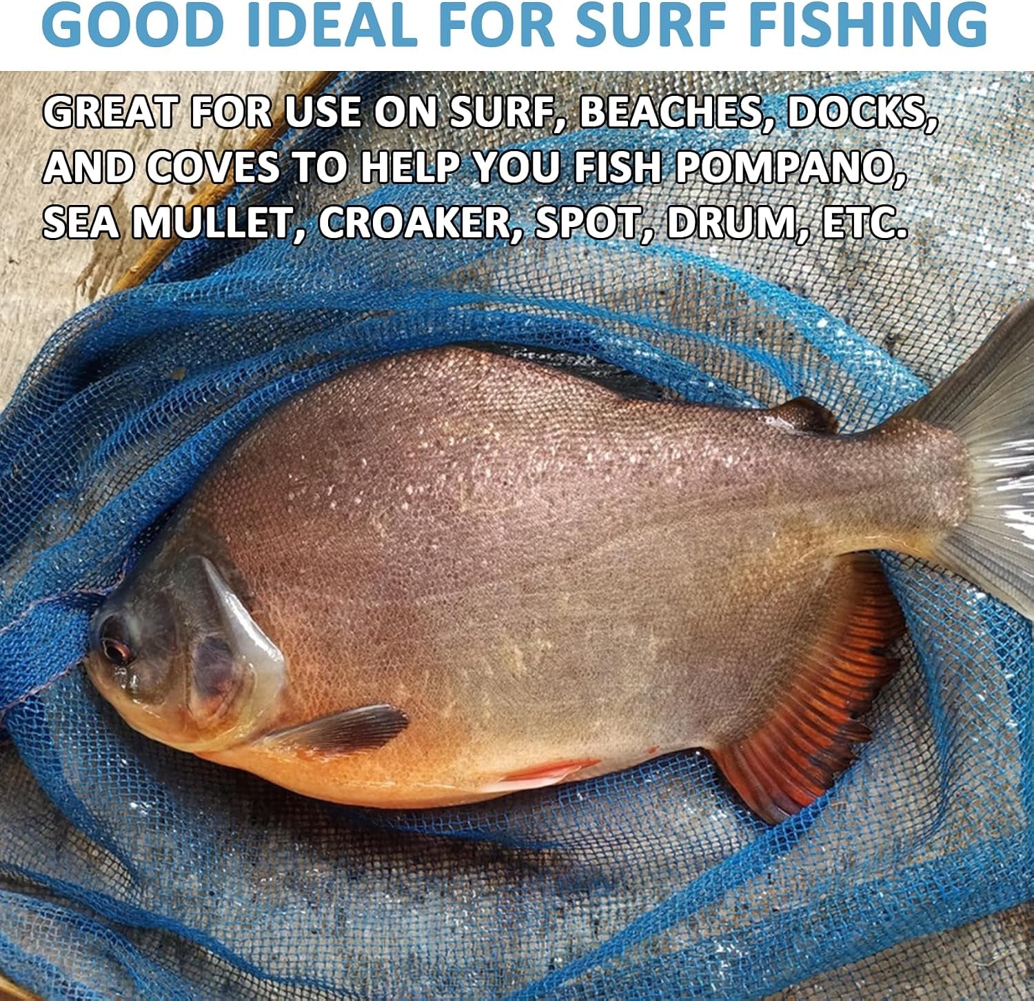 Sea Bass High Low Rigs, Pre Tied Pompano Porgy Rigs for Surf Fishing