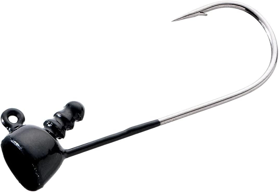 Spot Remover Jig Head with Nickel Ultra-Point Hook for Soft Plastic Bass Fishing Baits - 5 Pack
