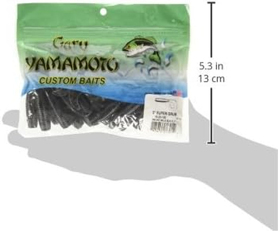 5" Single Tail Grub Soft Plastic Fishing Angling Swimbait Lures with Tail-Curling Action - 20 Pack