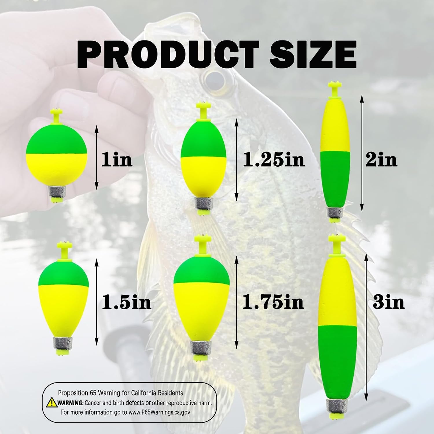 12 Pcs Fishing Bobbers Floats,Snap-On Fishing Bobber Fishing Float Corks Weighted Bobbers for Fishing Crappie Panfish Bluegill Trout