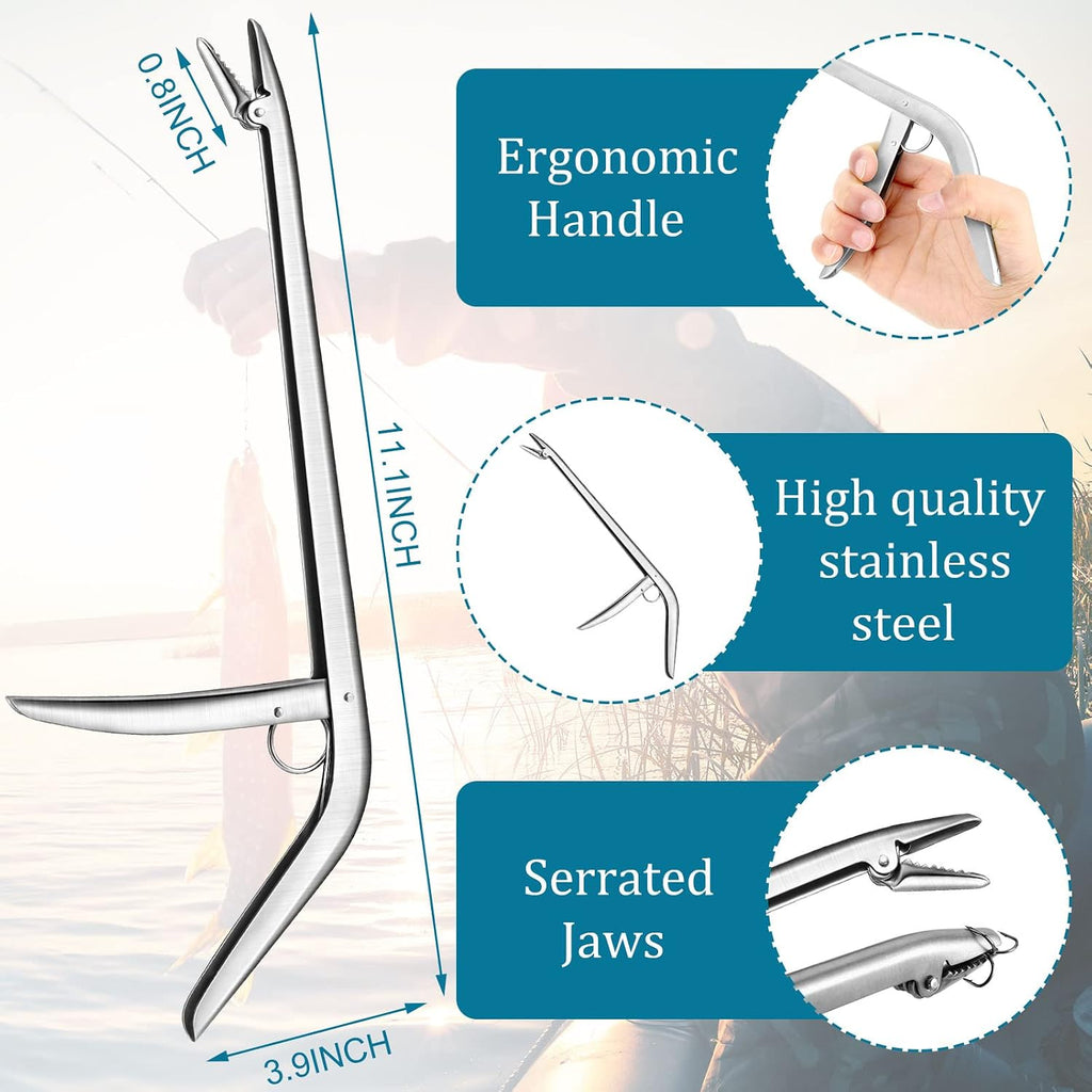 134 Pcs Fishing Tool Kit Fishing Gear and Equipment Fishing Pliers Kit Fish Hook Remover Tool Fishing Lip Gripper Set Fishing Lures Baits Tackle Accessories (Blue, Cute Style)