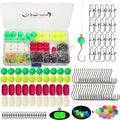 220/104/80/60/54/52/42Pcs Pompano Rig Floats for Surf Fishing Foam Bobbers for Fishing Fly Fishing Bobbers Floats Bright Color Kit/Round/Cylindrical/Heart/Bullet/Pill/Spin Shape