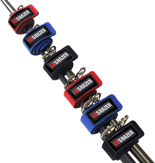 Fishing Rods Belt Stretchy Rod Straps Fishing Tackle Ties Cable Fishing Rod Holders Fit for Casting Rods, Spinning Rods and Fly Rods (5 Color, 10 Pcs)
