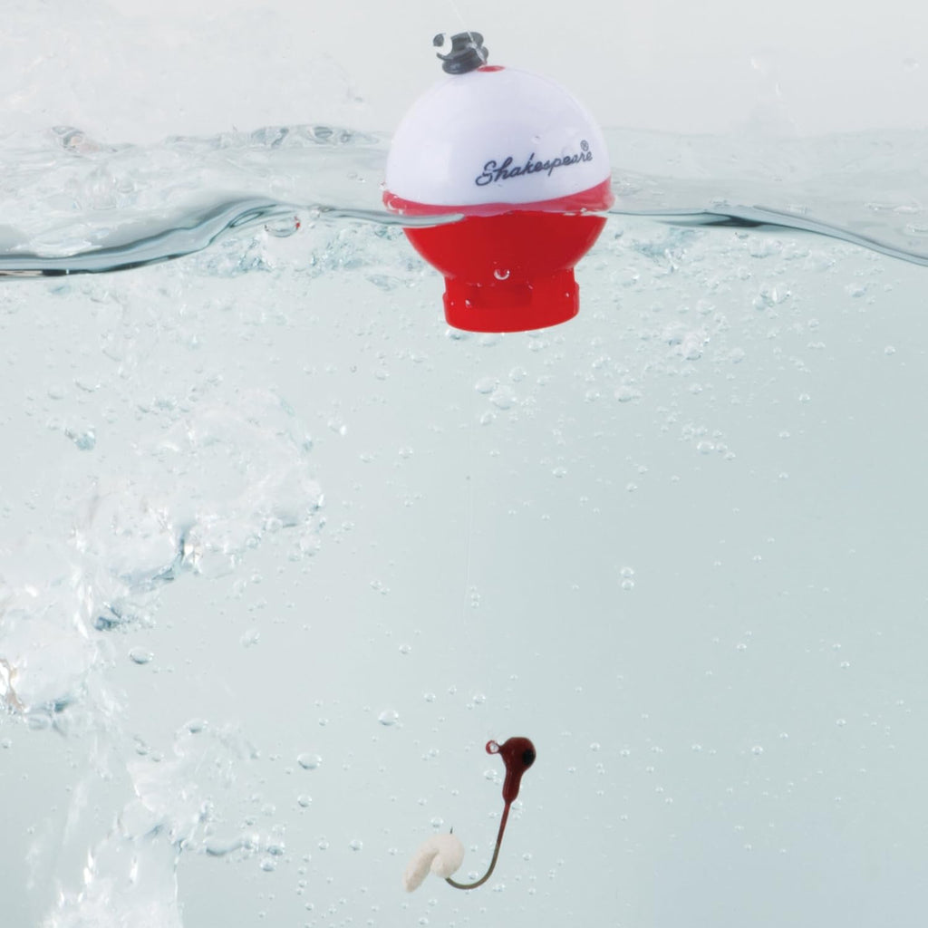Hide-A-Hook Bobber, 3-Pack, Weighted Fishing Bobbers for Kids, Easy Long-Distance Casting, Weedless Design Prevents Snags, Pre-Rigged for Easy Fishing