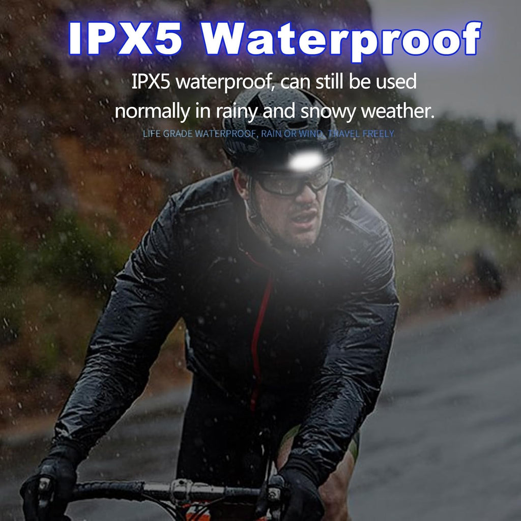 Headlamp, USB-C Rechargeable,90-Degree Adjustable,Flashlight with Motion Sensor,Waterproof Lightweight 42G,Bright Headlamps for Running,Camping,Running (Small)