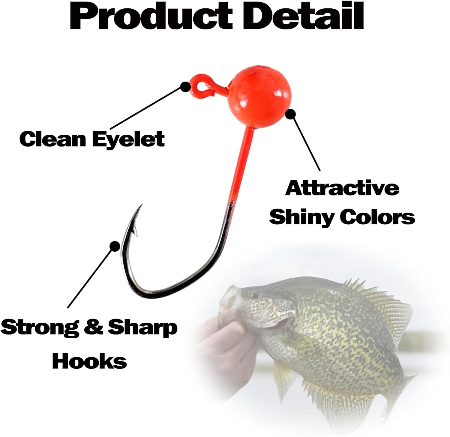 Fly Tying Jigs Kit,60Pcs Small Jig Heads for Fly Fishing,Round Ball Crappie Jigs Trout Tying Flies Ice Fishing 1/64Oz 1/32Oz 1/28Oz 1/16Oz