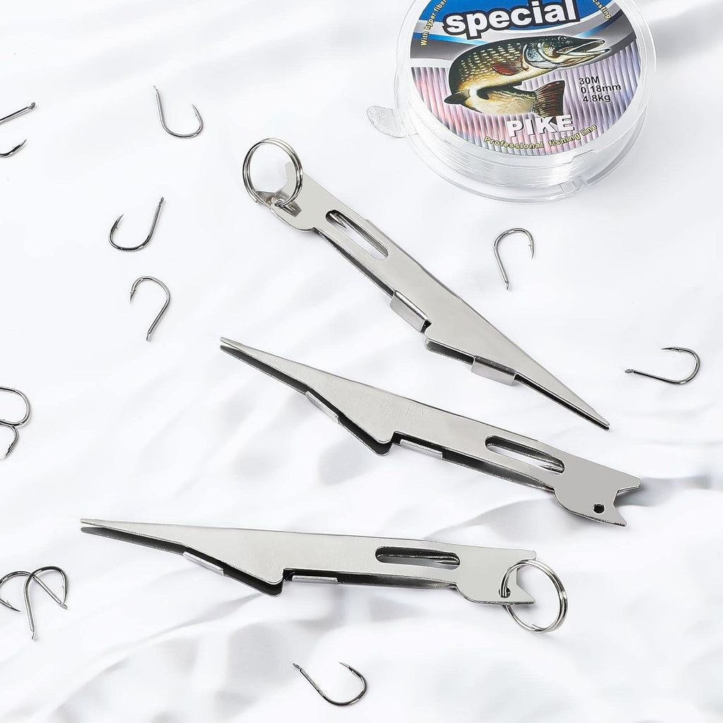 3 Pcs Fishing Line Knot Quick Tie Fishing Knot Tying Tool Fly Nail Knot Tool Fly Angler Accessories Fly Tying Equipment for Hooks Lures Lines Men