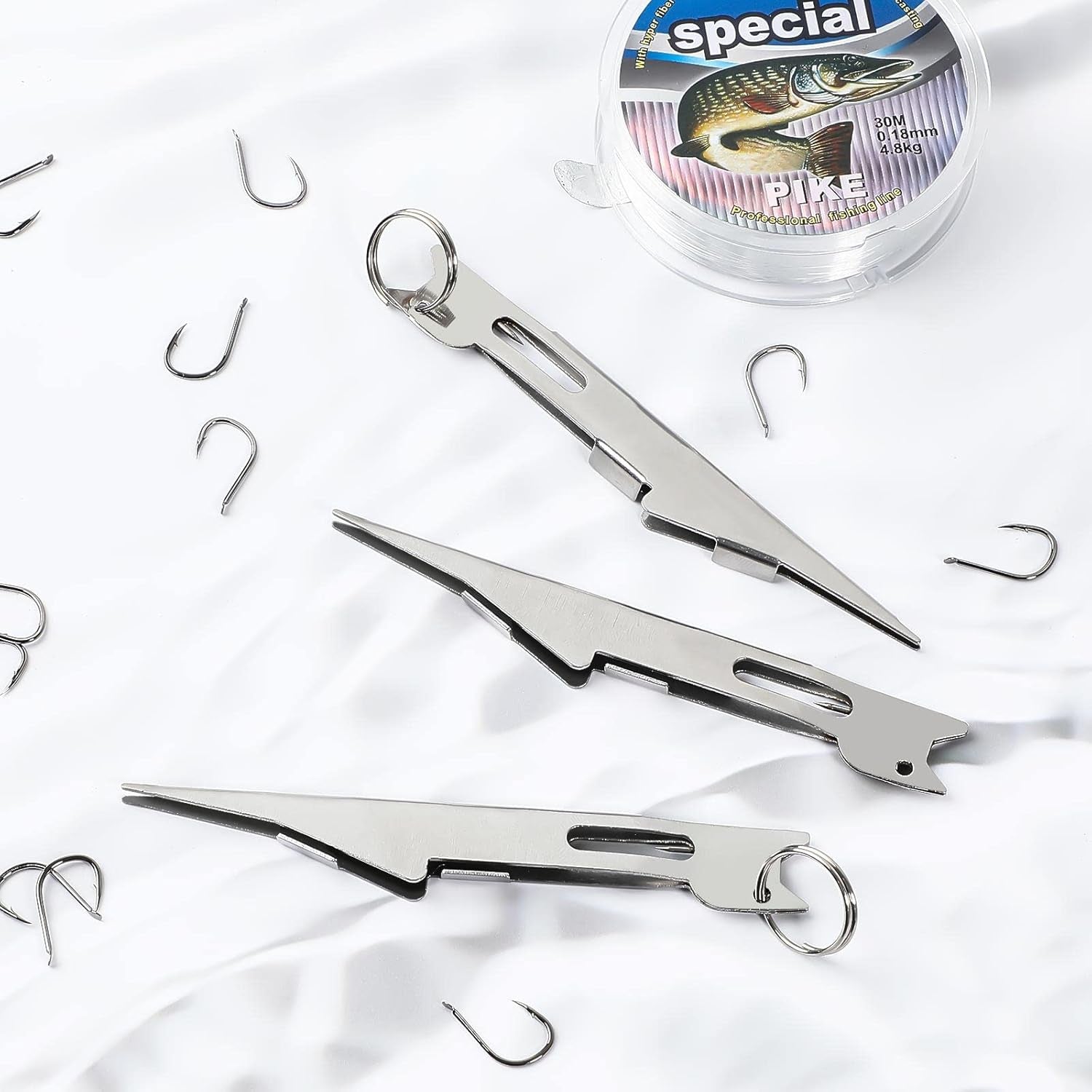 3 Pcs Fishing Line Knot Quick Tie Fishing Knot Tying Tool Fly Nail Knot Tool Fly Angler Accessories Fly Tying Equipment for Hooks Lures Lines Men