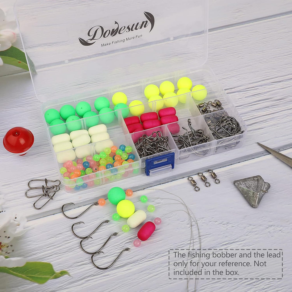 220/104/80/60/54/52/42Pcs Pompano Rig Floats for Surf Fishing Foam Bobbers for Fishing Fly Fishing Bobbers Floats Bright Color Kit/Round/Cylindrical/Heart/Bullet/Pill/Spin Shape