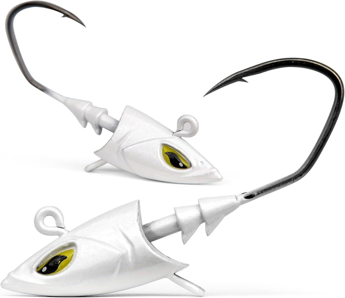 Saltwater Jig Head, Fish Eye Swimbait Jighead for Fishing Inshore/Offshore 1/2 3/4 1 1.5Oz with 7/0 Hooks for Redfish, Stripper, Seabass Etc.