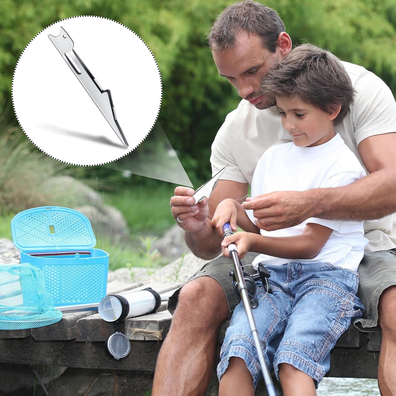 3 Pcs Fishing Line Knot Quick Tie Fishing Knot Tying Tool Fly Nail Knot Tool Fly Angler Accessories Fly Tying Equipment for Hooks Lures Lines Men