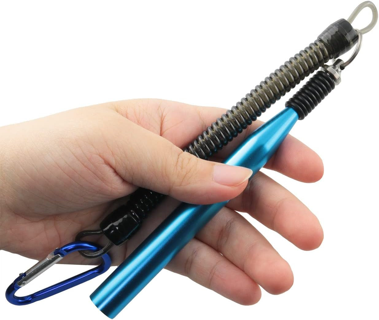 Wacky Rig Tool with 100 Pcs Wacky O-Rings Wacky Worm Rig Tool Kit for Baits Lures Fishing Accessories, Blue