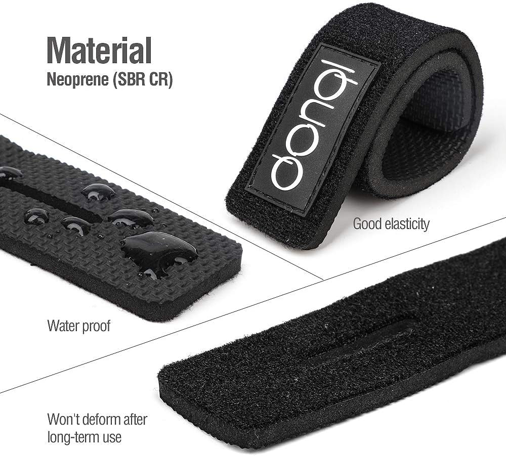 Fishing Pole Straps Belt Fishing Rod Ties Stretchy Rod Straps Fishing Rod Belt Holders for Casting Rods (3Colors,6Pcs)