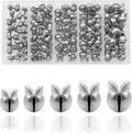 Fishing Weights Sinkers, 250/120Pcs Lead Split Shot Fishing Sinkers Open Mouth Design Weights Clip Freshwater Saltwater Fishing Accessories