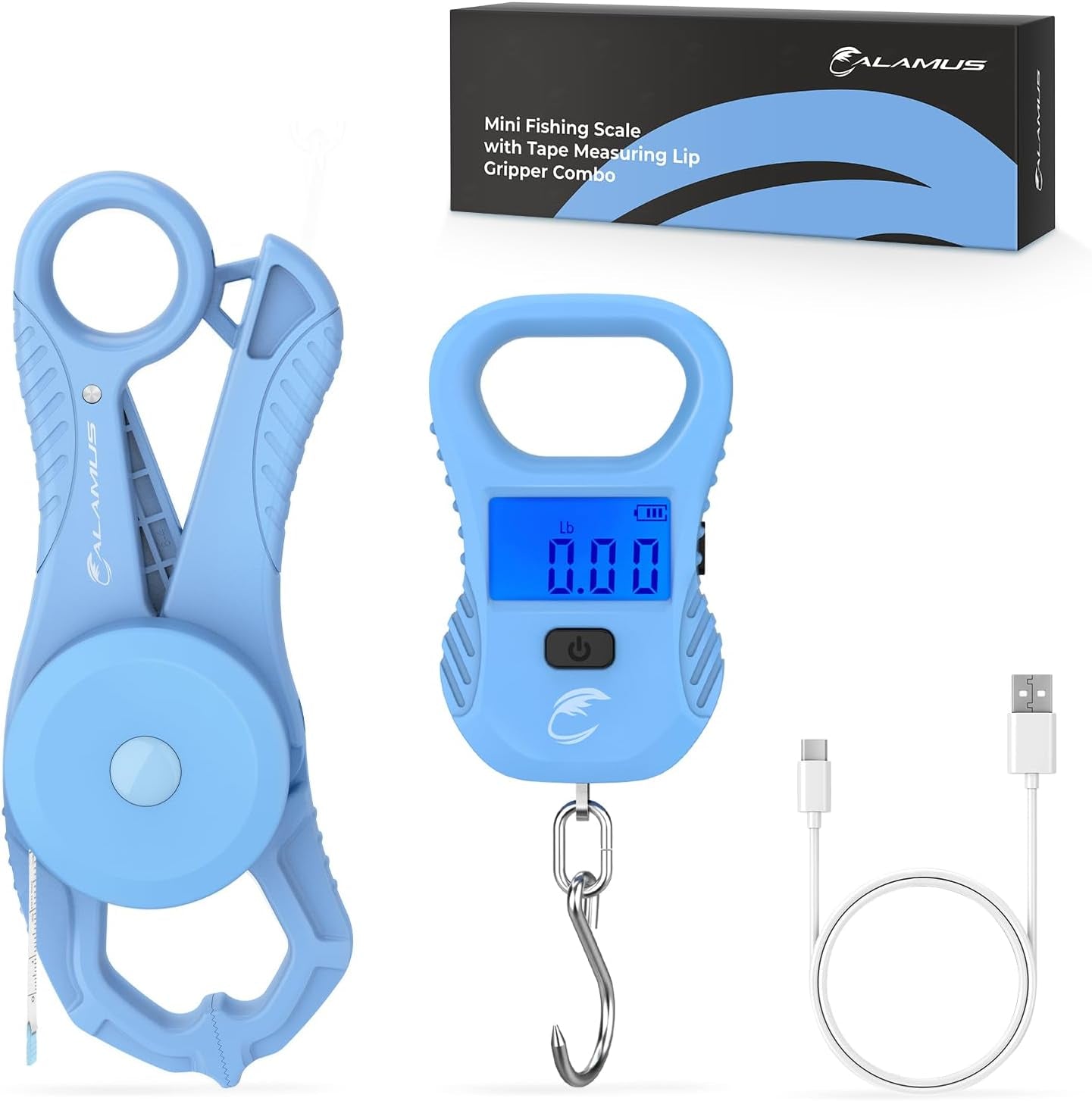 Lightweight and Driftwave Fishing Tool Kit – Corrosion Resistant Fishing Pliers, Lip Gripper, Fillet Knife, Fishing Scale, Retractor & Glove,Scissors & Pocket Knife,Fishing Gifts for Men