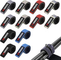 12 Pcs Fishing Rod Straps, 6 Colors, Hook and Loop Pole Straps, Stretchy Neoprene Fishing Rods Ties Rod Wraps, Pole Belts for Casting Rods Spinning