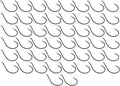 Drop Shot Hooks - Finesse Fishing Hooks for Bass and Walleye - Laser Sharp High Carbon Steel, Straight Shank for Soft Plastic Worm Rigs (50-Pack)