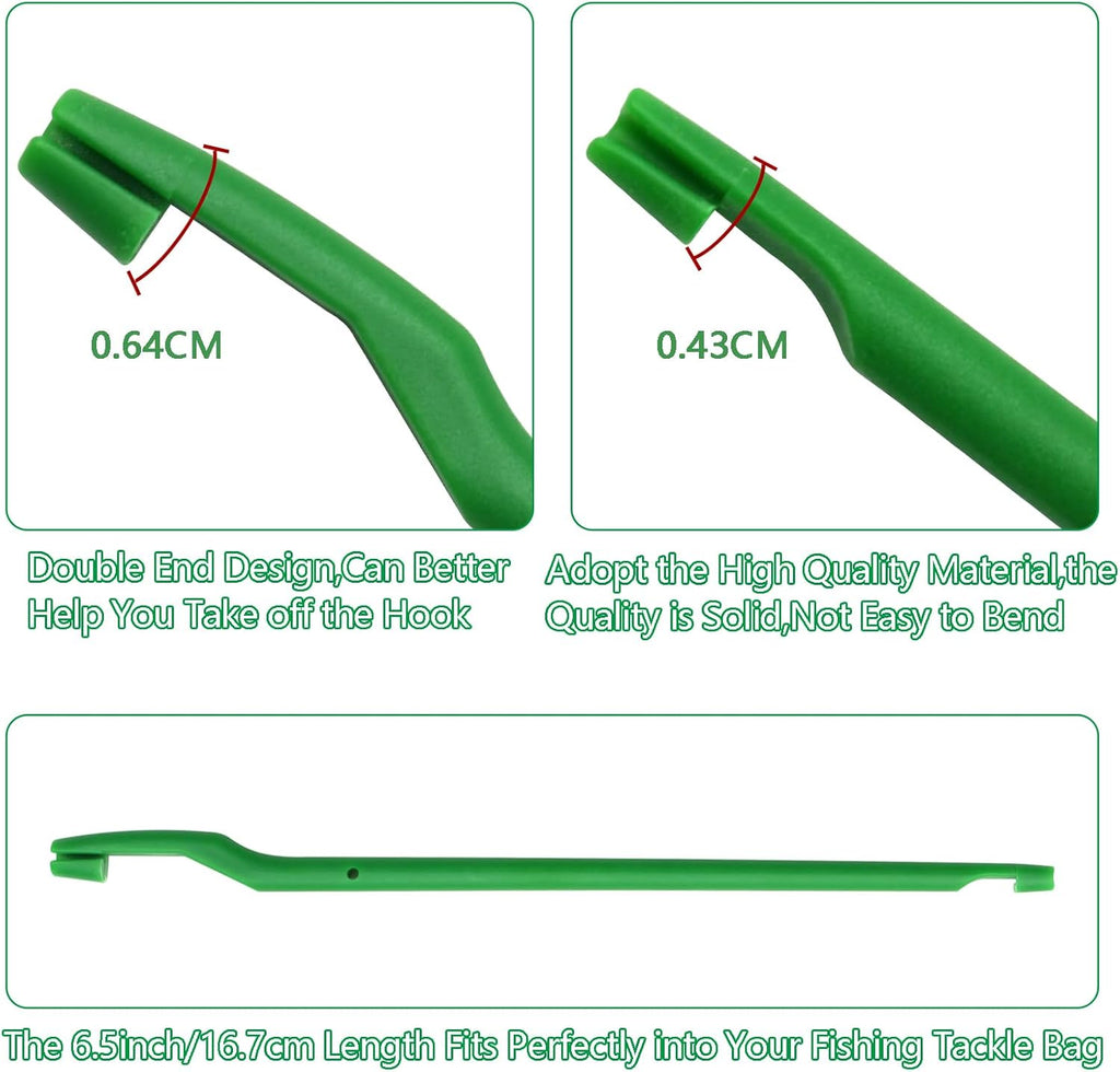 Easy Fish Hook Remover Tool 10Pcs Fishing Disgorger Plastic Portable Unhook Extractor Fishing Supplies