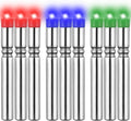 9 Pcs Fishing LED Bobber Light Replacement for Lures Fishing Glow Sticks Night Fish Light up Bobbers Floats and Rod Tips