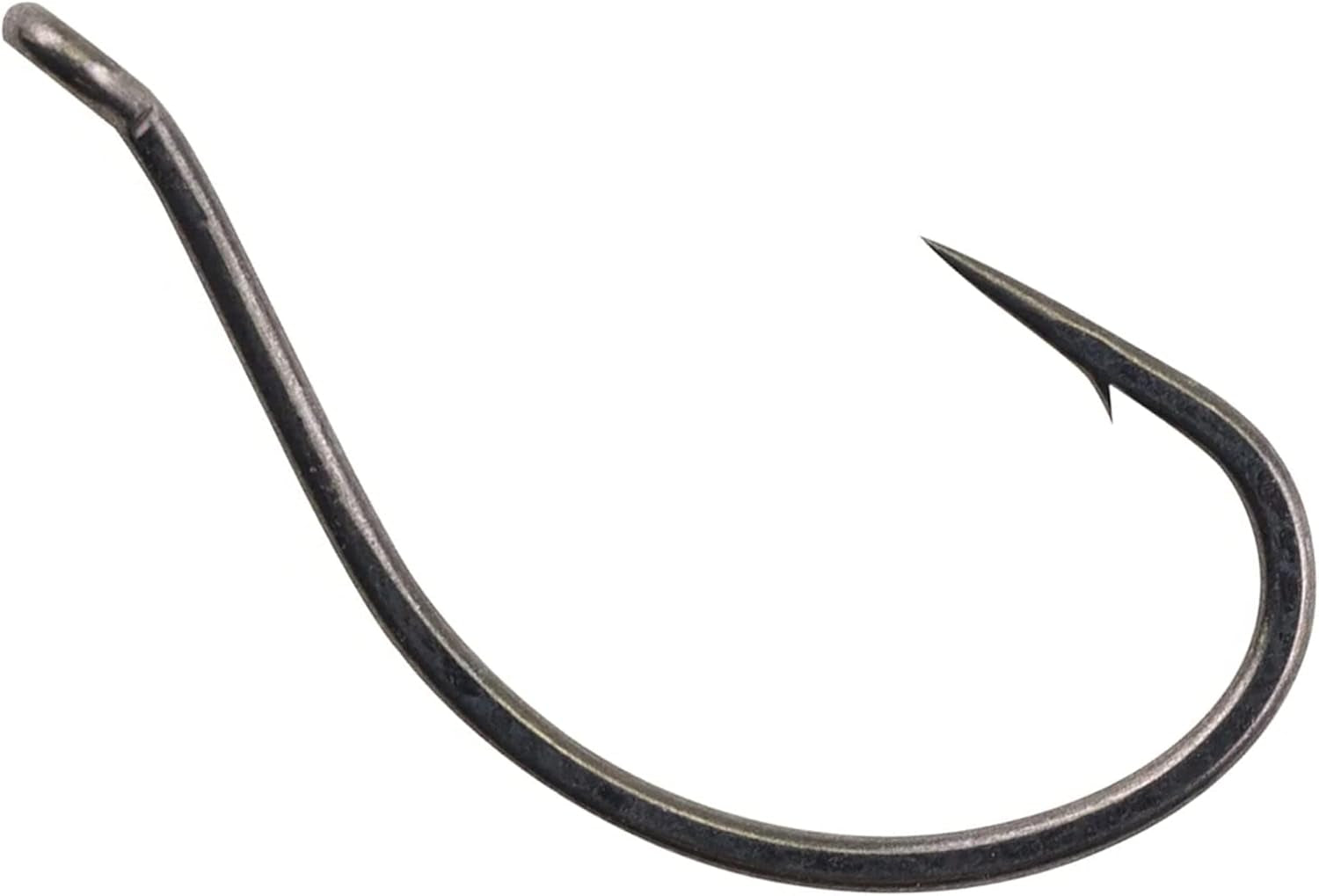 Drop Shot Hooks - Finesse Fishing Hooks for Bass and Walleye - Laser Sharp High Carbon Steel, Straight Shank for Soft Plastic Worm Rigs (50-Pack)