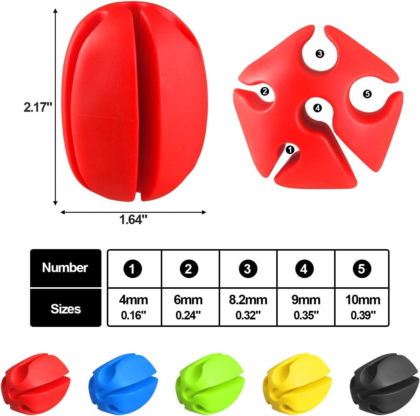 10 Pcs Silicone Fishing Rod Holder Straps Portable Fishing Rod Fixing Ball Comes with Fly Fishing Accessories for Fishing Enthusiasts(Polychromatic)