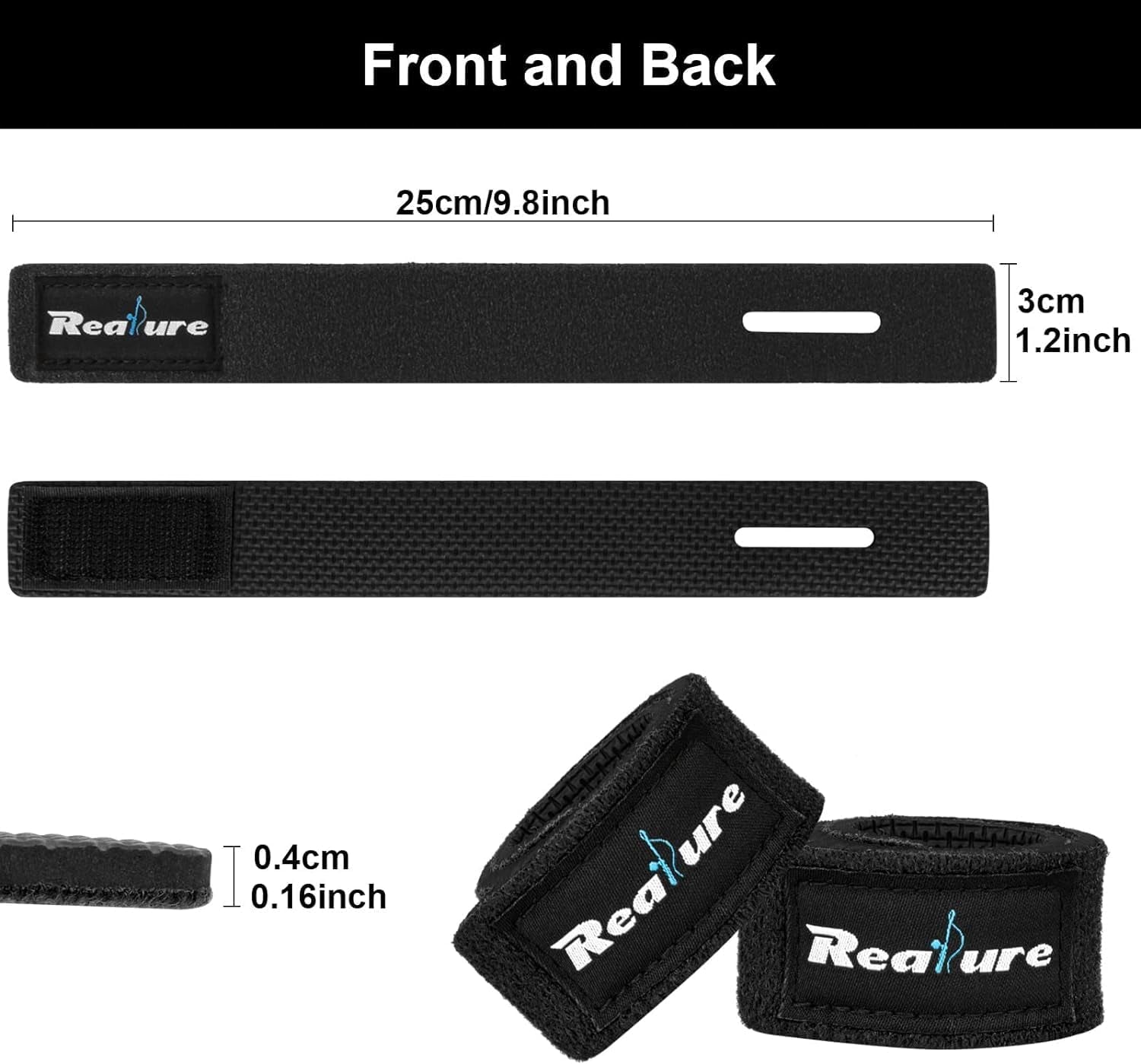8 Pcs Fishing Rod Straps Adjustable Neoprene Ties Elastic Fishing Rod Tackle Belt Ties Casting Rod Straps for Fixed Casting Rods & Spinning Rods & Fly Rods Wrap Protectors