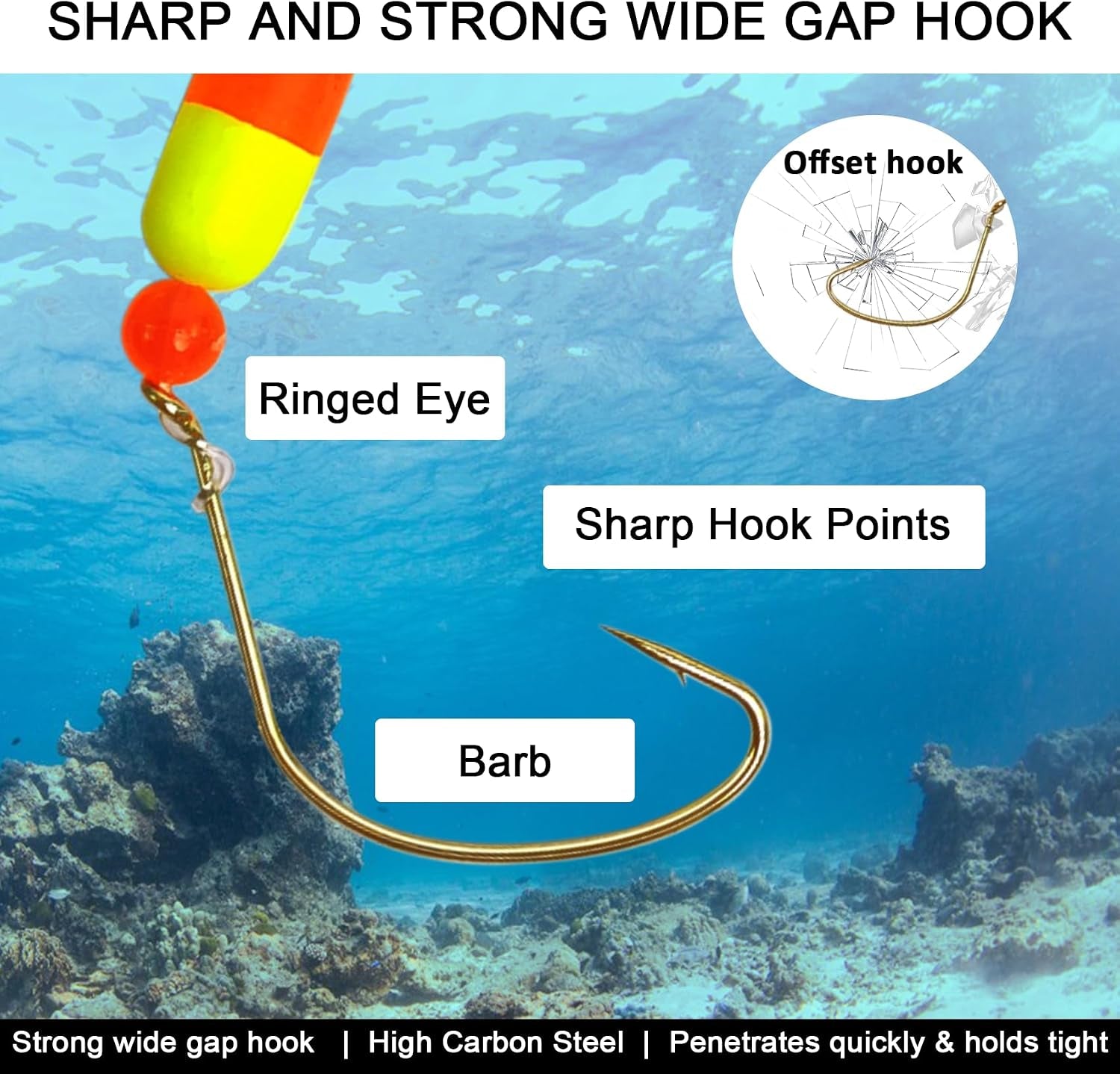 Sea Bass High Low Rigs, Pre Tied Pompano Porgy Rigs for Surf Fishing